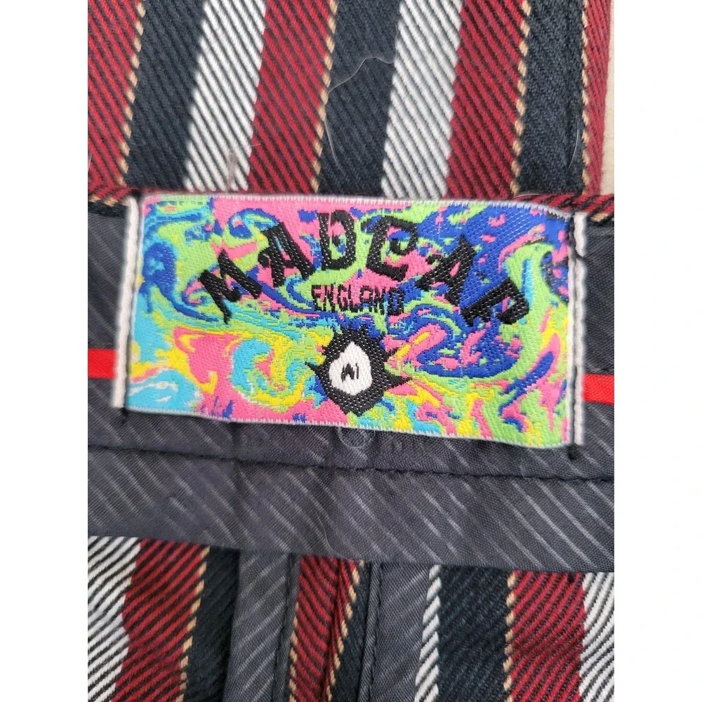 Madcap England Men's 32R Hendrix Stripe Flared Trousers Bell Bottom Retro 60s